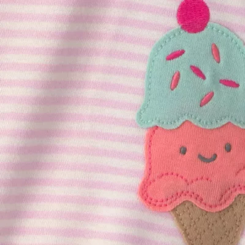 Carter's Baby Girls Short Sleeve Romper