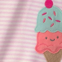 Carter's Baby Girls Short Sleeve Romper