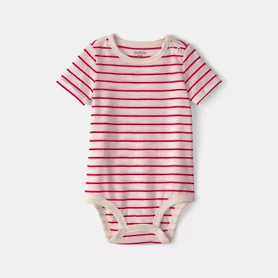 Oshkosh Baby Boys Short Sleeve Striped Romper