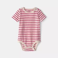 Oshkosh Baby Boys Short Sleeve Striped Romper