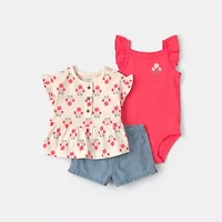 Carter's Baby Girls 3-pc. Short Set