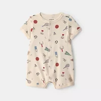 Carter's Baby Boys Short Sleeve Romper
