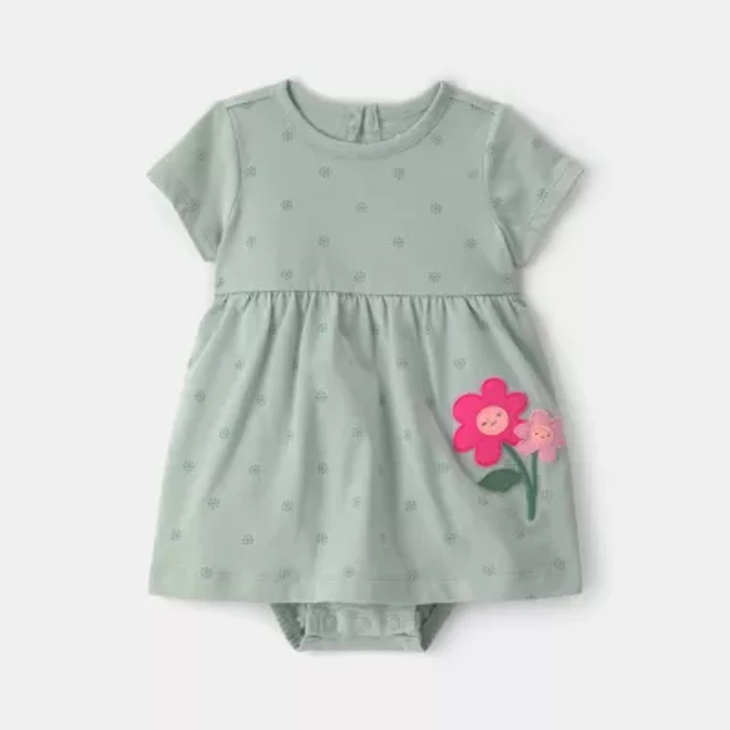 Carter's Baby Girls Short Sleeve Fitted Sundress