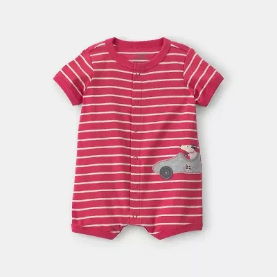 Carter's Baby Boys Short Sleeve Striped Romper