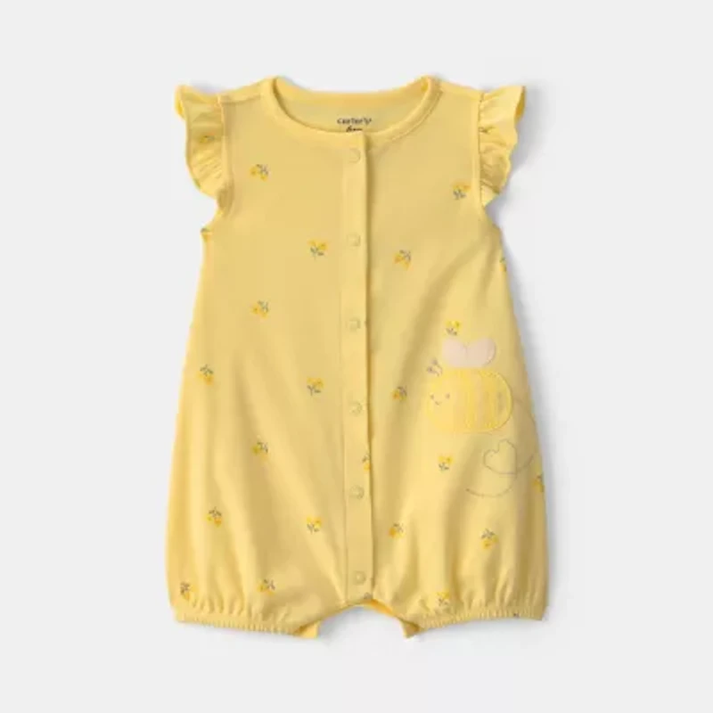 Carter's Baby Girls Short Sleeve Romper