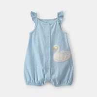 Carter's Baby Girls Sleeveless Dots Romper