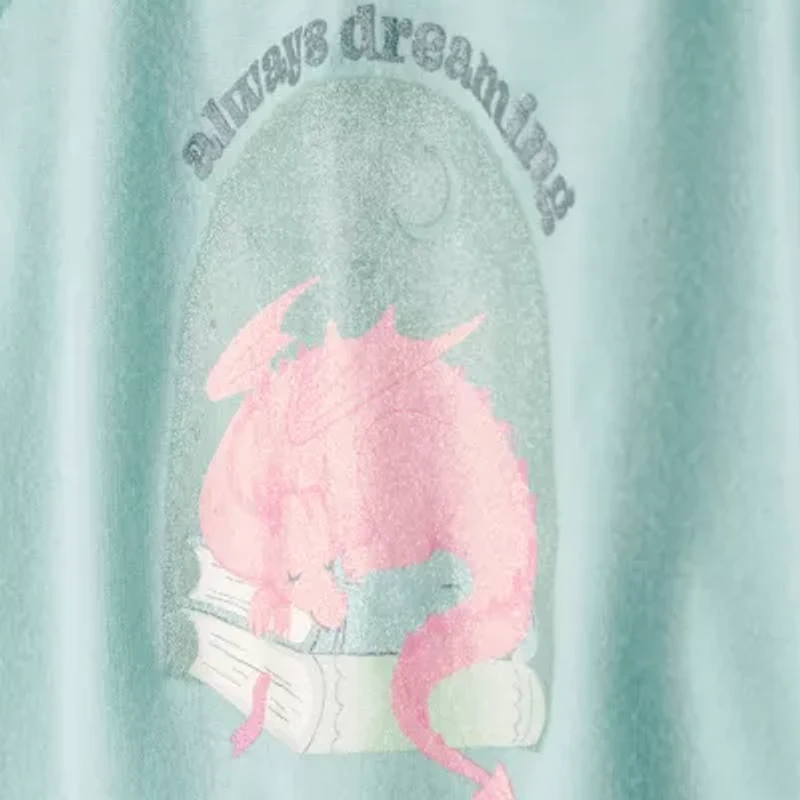 Carter's Little & Big Kid Girls Scoop Neck Short Sleeve 2-pc. Nightgown