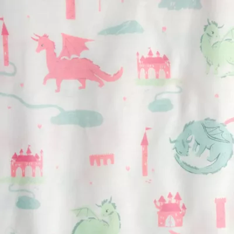 Carter's Little & Big Kid Girls Scoop Neck Short Sleeve 2-pc. Nightgown