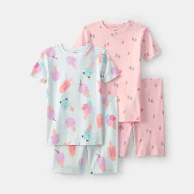 Carter's Little & Big Kid Girls 4-pc. Pajama Set
