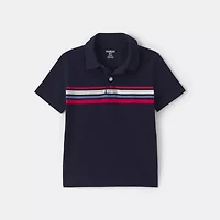 Oshkosh Toddler Boys Short Sleeve Regular Fit Polo Shirt