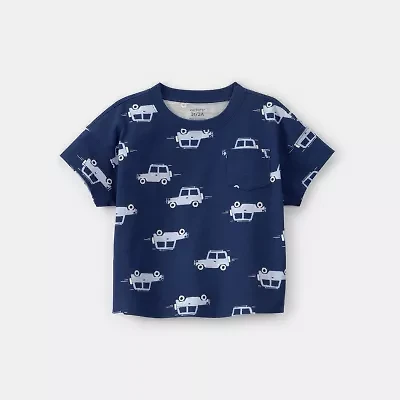 Carter's Toddler Boys Round Neck Short Sleeve T-Shirt