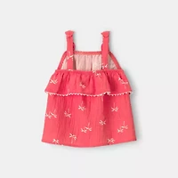 Carter's Toddler Girls Square Neck Sleeveless Tank Top