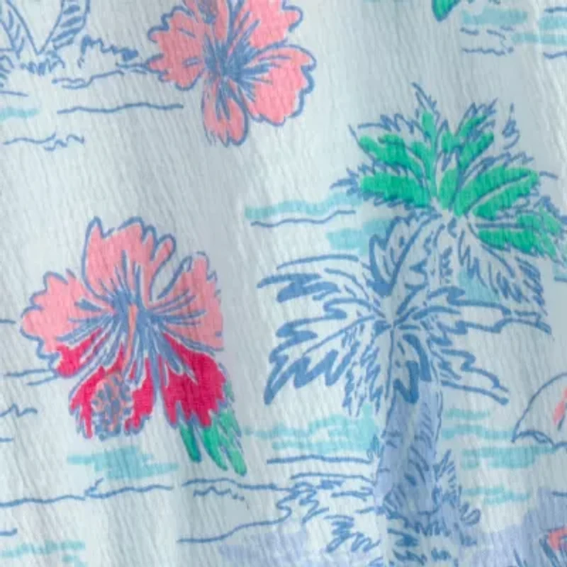 Carter's Little & Big Kid Girls Round Neck Sleeveless Peplum Top