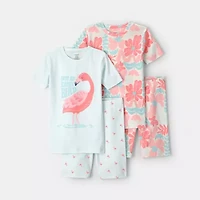 Carter's Little & Big Kid Girls 4-pc. Pajama Set