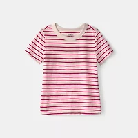 Oshkosh Toddler Boys Round Neck Short Sleeve Americana T-Shirt