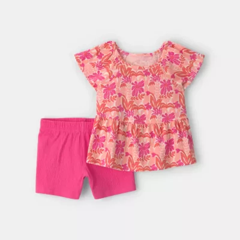 Carter's Little & Big Kid Girls 2-pc. Short Set