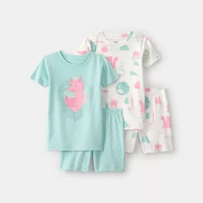 Carter's Toddler Girls 4-pc. Pajama Set