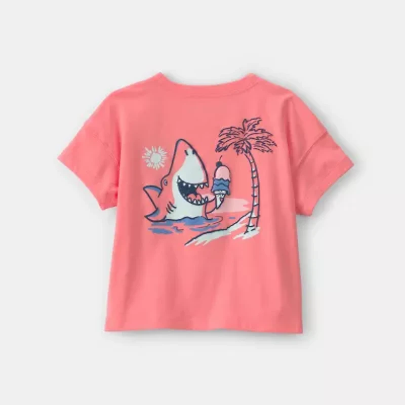 Carter's Toddler Boys Round Neck Short Sleeve T-Shirt