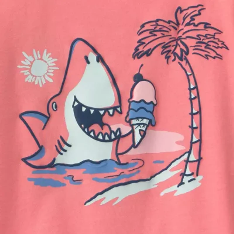 Carter's Toddler Boys Round Neck Short Sleeve T-Shirt