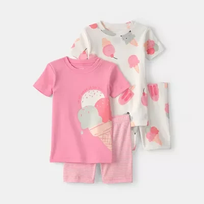 Carter's Toddler Girls 4-pc. Pajama Set