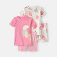 Carter's Toddler Girls 4-pc. Pajama Set