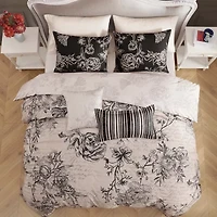 Bebejan French Linen 5-pc. Reversible Comforter Set