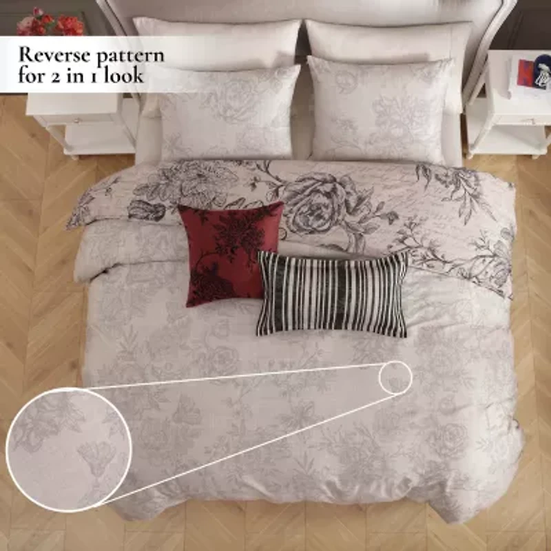 Bebejan French Linen 5-pc. Reversible Comforter Set