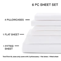 Home Expressions Soft Touch 6pc Microfiber Sheet Set