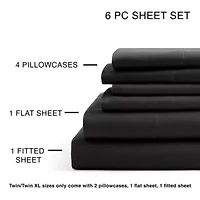 Home Expressions Soft Touch 6pc Microfiber Sheet Set