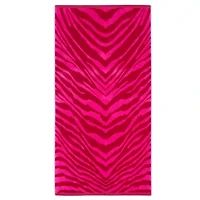Outdoor Oasis Zebra Jacquard Beach Towel