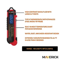 MAVERICK® Thermocouple Thermometers