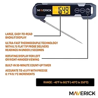 MAVERICK® Instant Read Temp And Time Thermometers