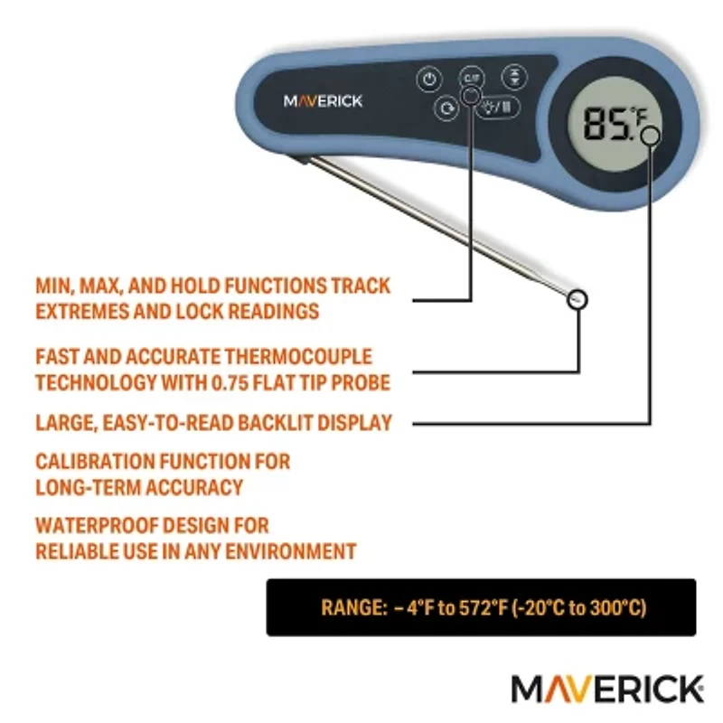 MAVERICK® Waterproof Thermometers
