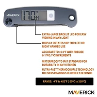 MAVERICK® Extra Large Thermocouple Thermometers