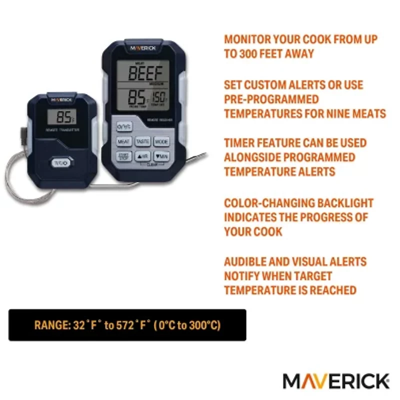 MAVERICK® Long Range Remote Thermometers