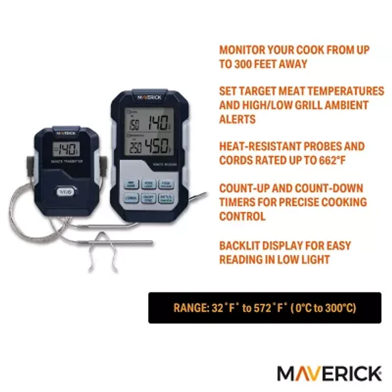 MAVERICK® Long Range Dual Probe Thermometers