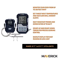 MAVERICK® Long Range Dual Probe Thermometers