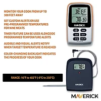 MAVERICK® Wireless Remote Thermometers