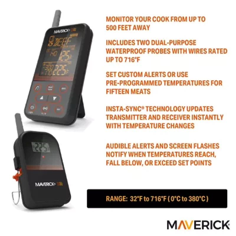 MAVERICK® Wireless Dual Thermometers