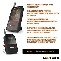 MAVERICK® Wireless Dual Thermometers