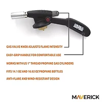 MAVERICK® Hand Propane Kitchen Torch