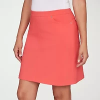 Hearts Of Palm Pull On Womens Mid Rise Skort
