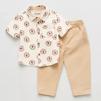 Little Stitch Baby Boys 2-pc. Pant Set