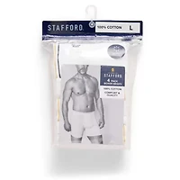 Stafford Cotton Mens 4 Pack Boxer Briefs 302866