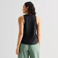 Stylus Womens Round Neck Sleeveless Tank Top