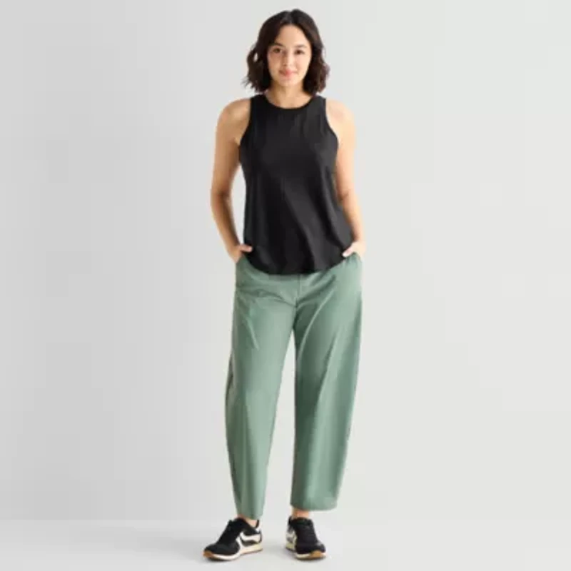 Stylus Womens Round Neck Sleeveless Tank Top