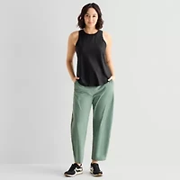 Stylus Womens Round Neck Sleeveless Tank Top