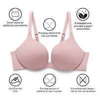 Ambrielle Ideal Lift Plunge Bra