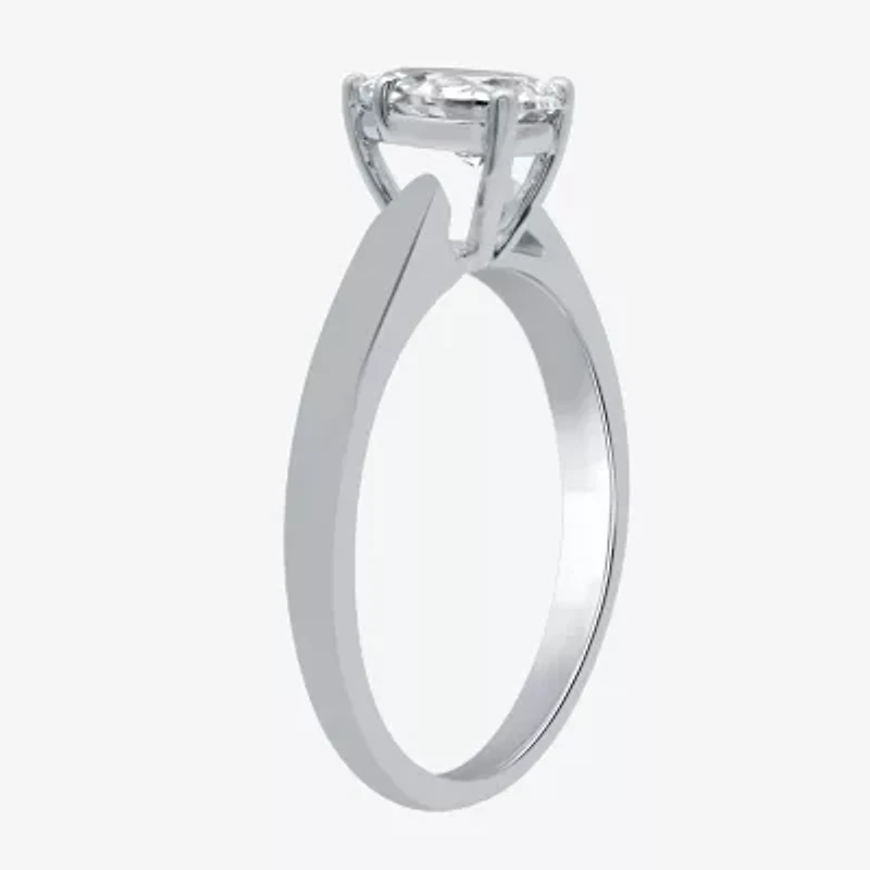 1 CT. Lab-Grown (G / SI2) Diamond Pear Solitaire Engagement Ring 10K or 14K Gold