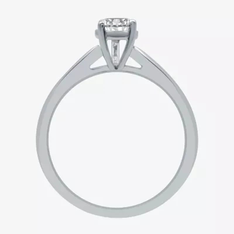 1 CT. Lab-Grown (G / SI2) Diamond Pear Solitaire Engagement Ring 10K or 14K Gold